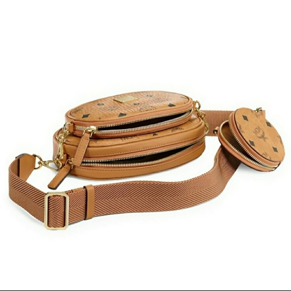 MCM Small Essential Visetos Original Crossbody Bag - Picture 8 of 13